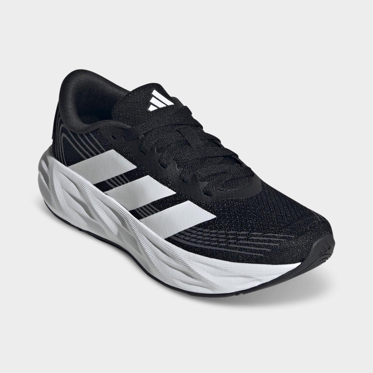 Big Kids' adidas Galaxy 8 Running Shoes - Core Black/Cloud White/Carbon - Both shoes facing left