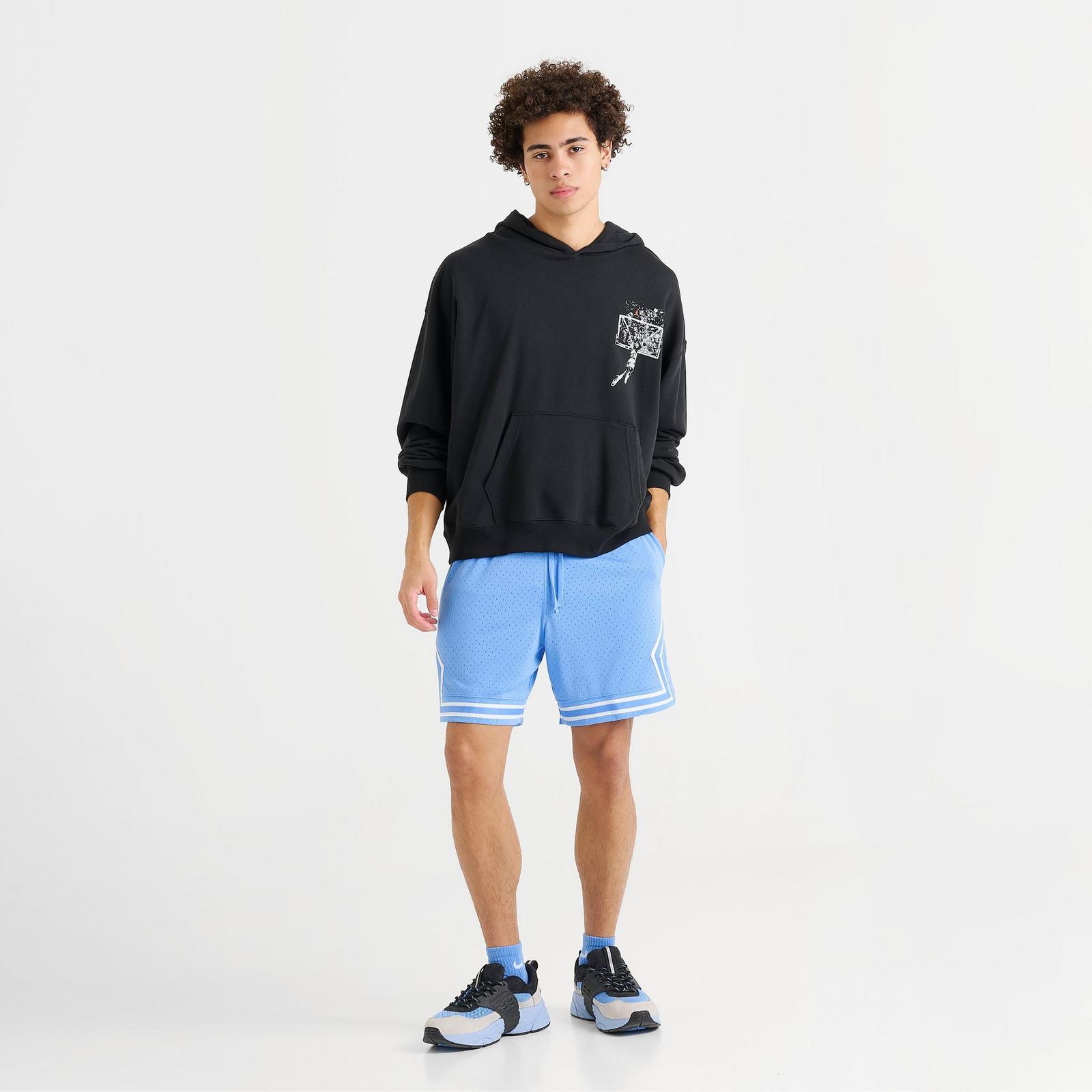 Men's Jordan Sport Dri-FIT Mesh Diamond Shorts - University Blue/White/White