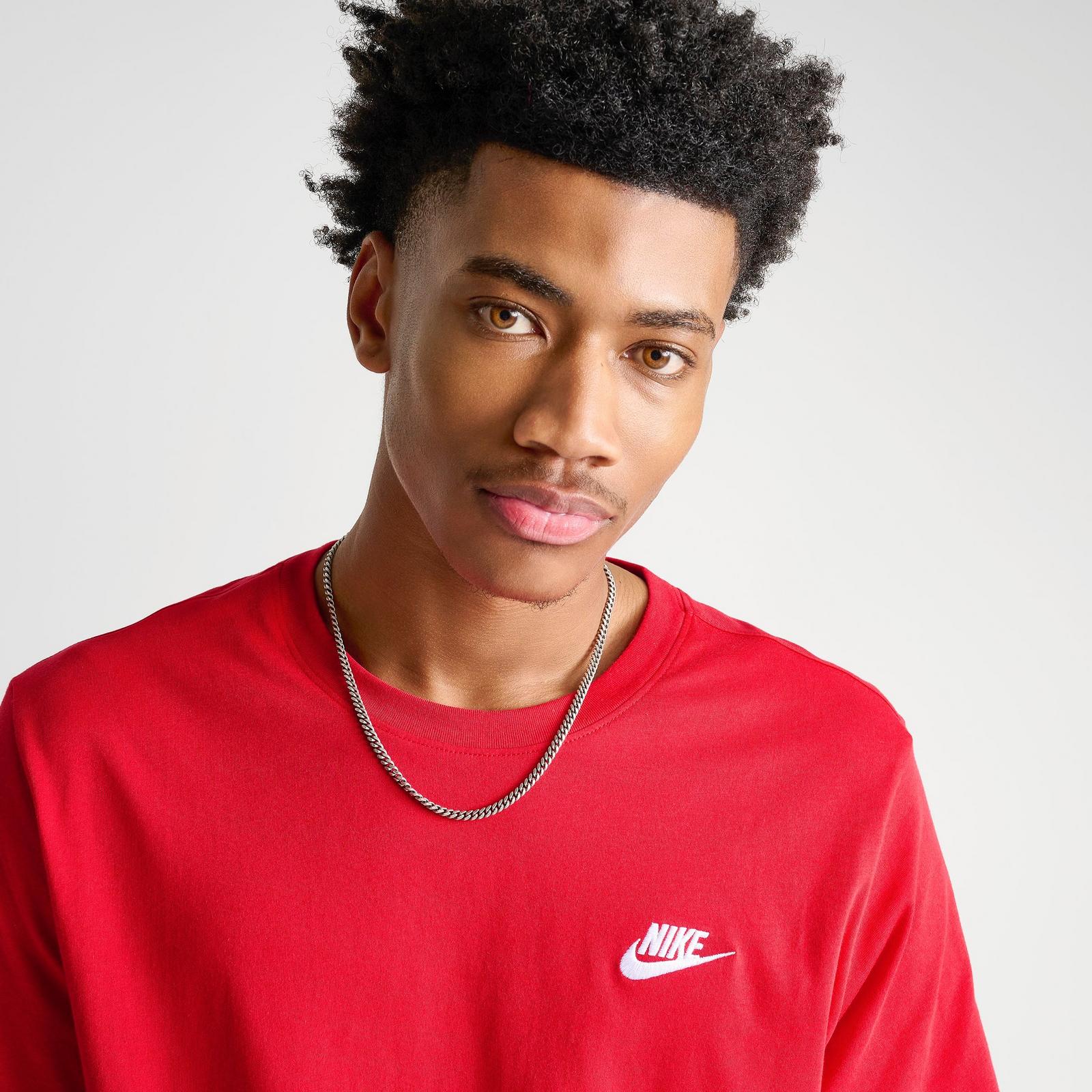 Nike Sportswear Club T-Shirt - University Red/White