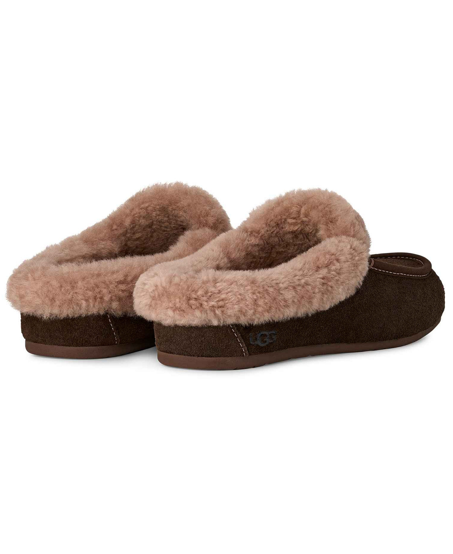 UGG® Women's Ansley Moccasin Slip On Slippers - Dusted Cocoa
