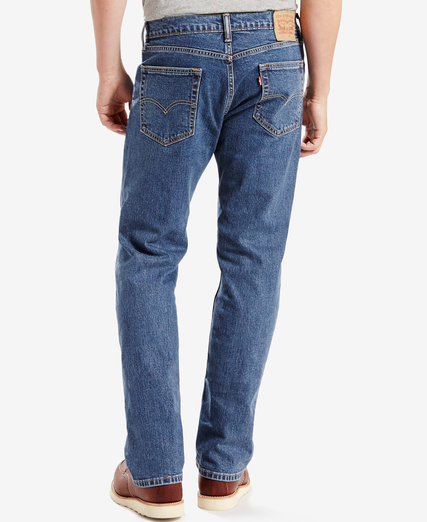 Levi's Men’s 505™ Regular-Fit Stretch Jeans - Stonewash