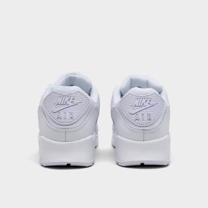 Men's Nithtke Air Max 90 Casual Shoes - Part 4 - White/White/Wolf Grey/White - Back view