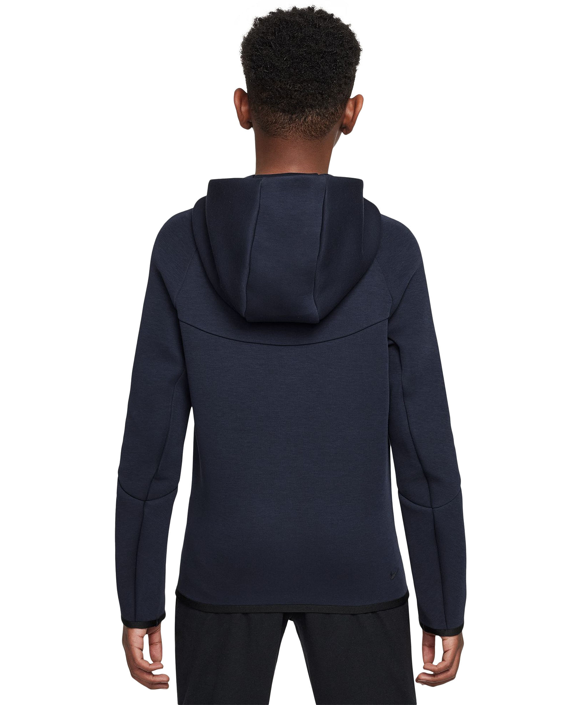 Nike Boys' and Girls' 7-20 Sportswear Tech Fleece Full-Zip Hoodie - Navy