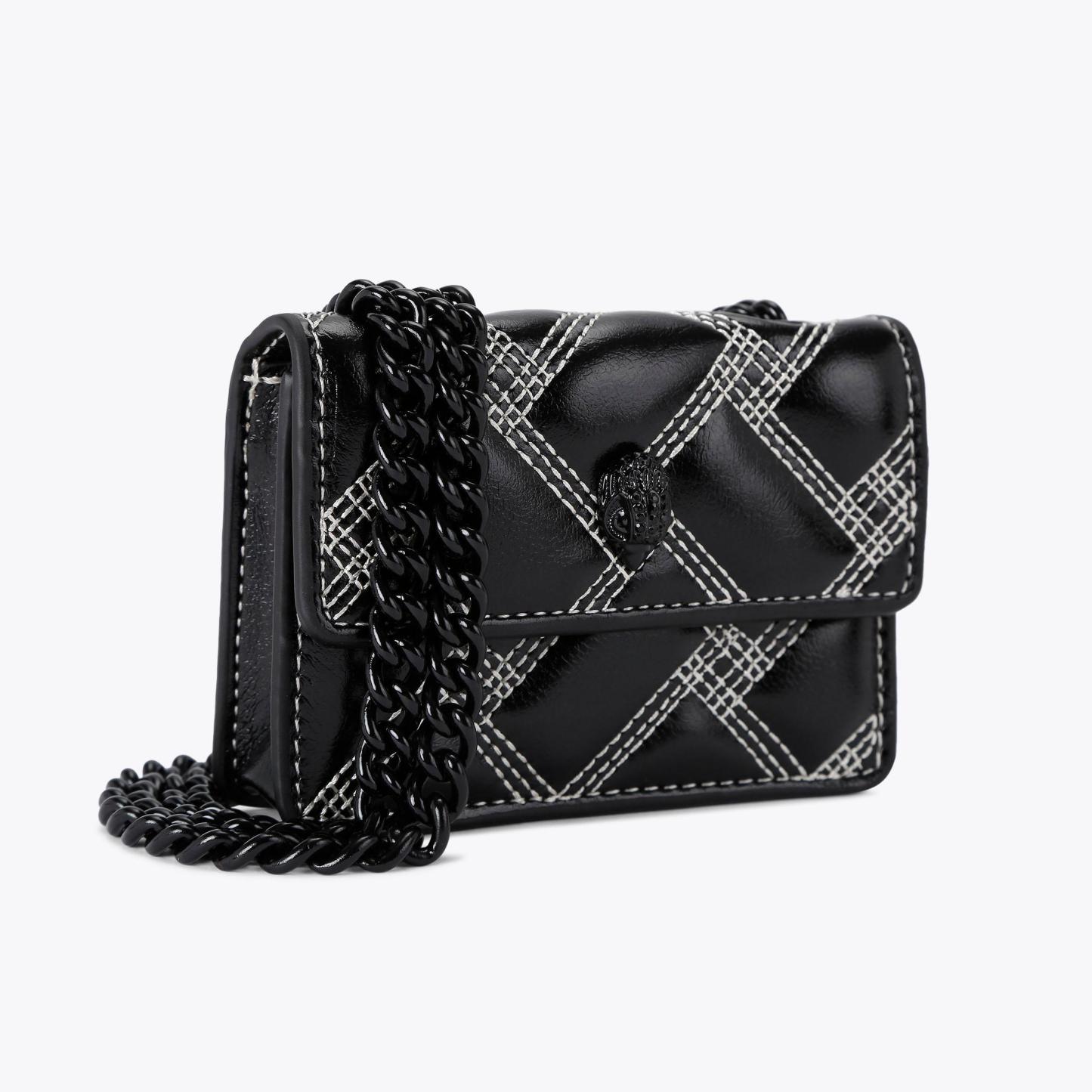 Kurt Geiger London Micro Drench Kensington Bag - Black - view 3
