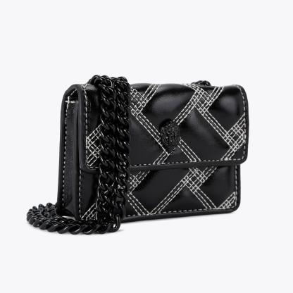 Kurt Geiger London Micro Drench Kensington Bag - Black - view 3