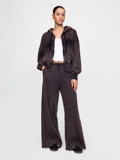 VintageSoft Baggy Sweatpants - Moonless night