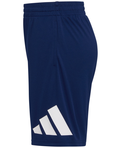 adidas Boys' 8-20 Elastic Waistband Essentials Big Logo Shorts - Dark Blue