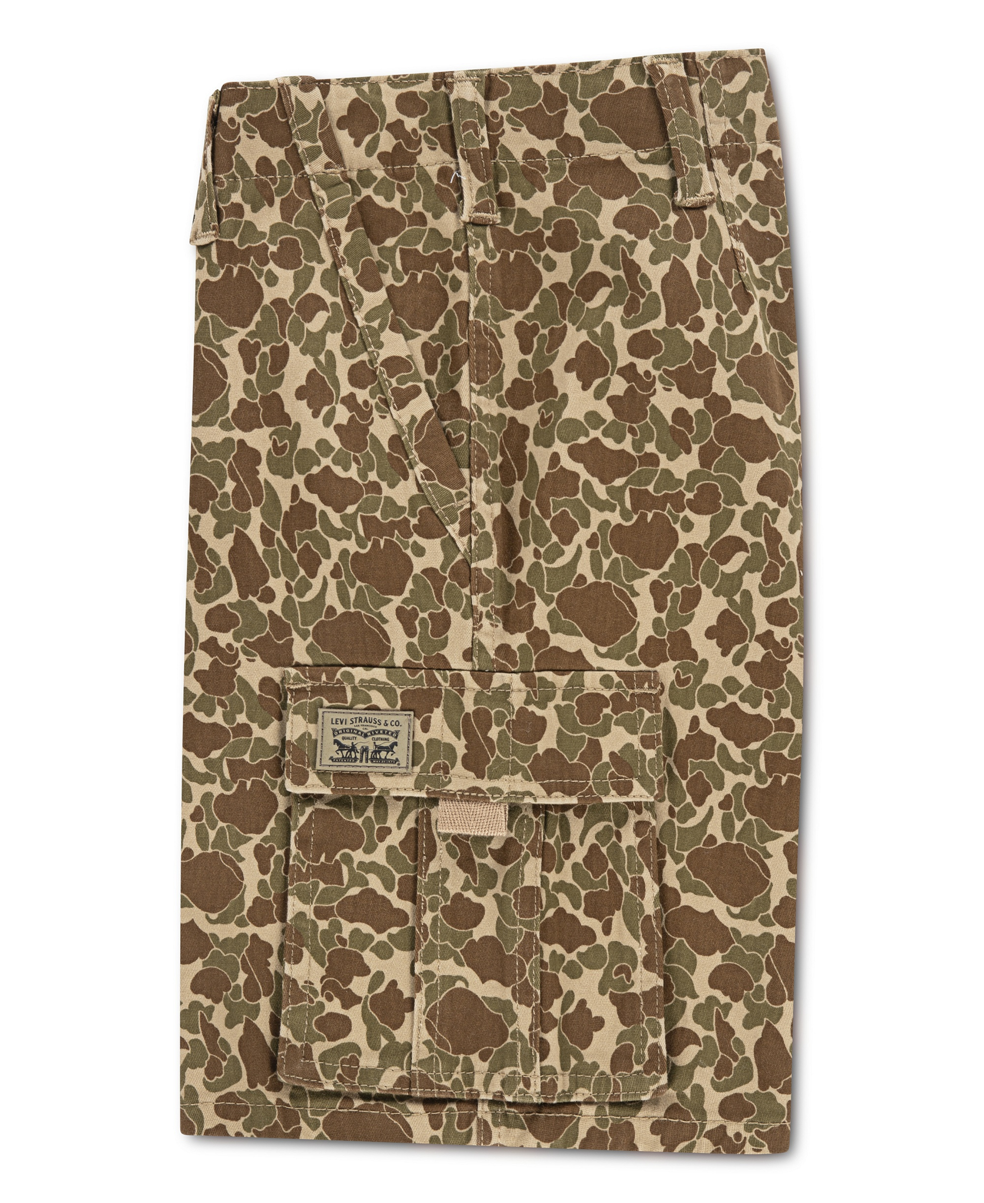 Levi's Boys' 8-20 Traditional Cargo Shorts - Harvest Gold Camo