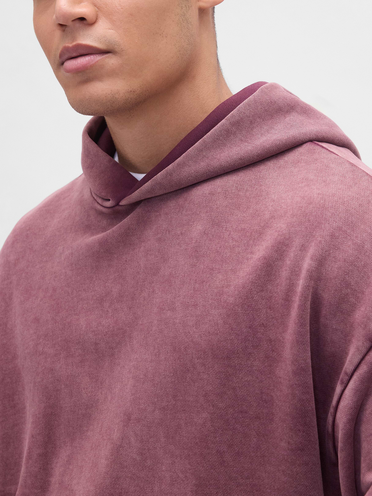 Adult Heavyweight Oversized Hoodie - DARK MAROON