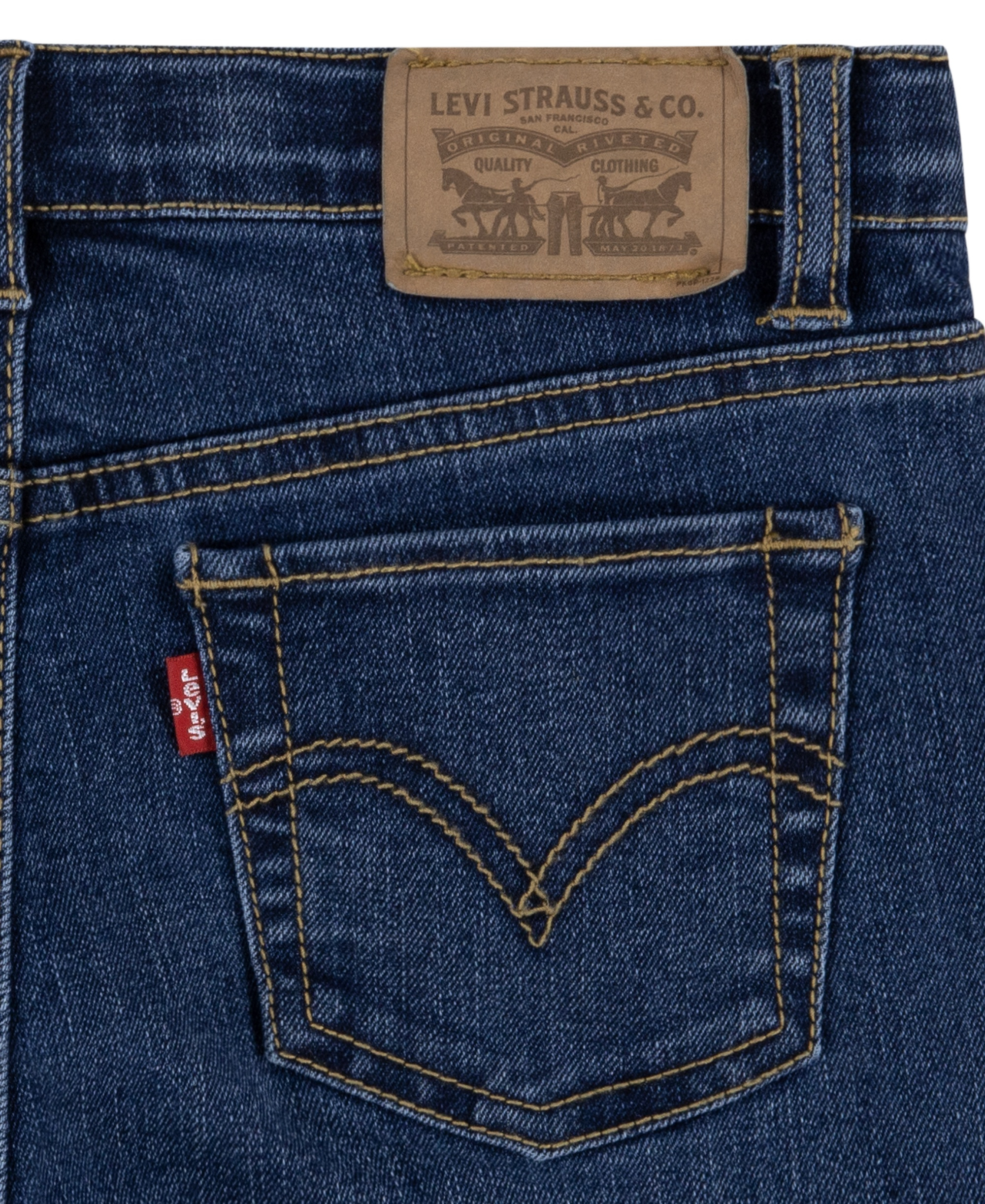 Levi's Girls' 7-16 Mid-Rise Classic Bootcut Denim Jeans - Blue