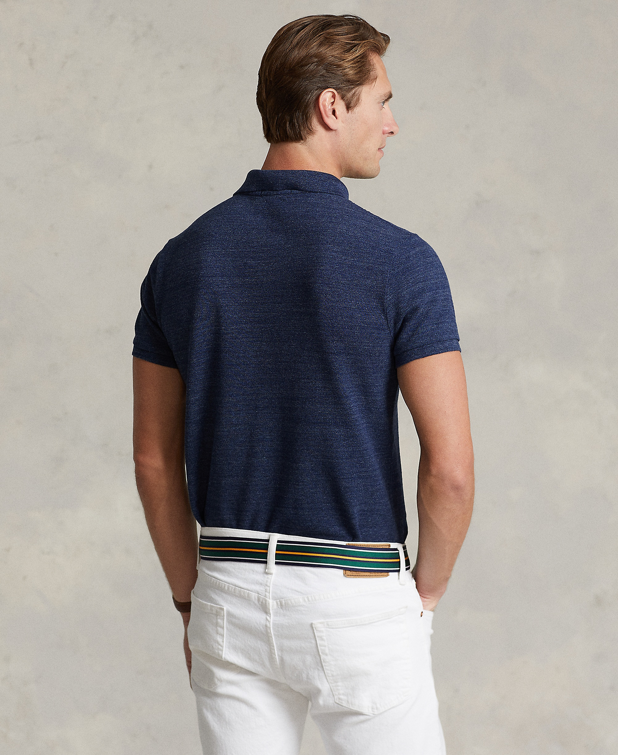 Polo Ralph Lauren Men's Classic-Fit Mesh Polo Shirt - Classic Royal Heather