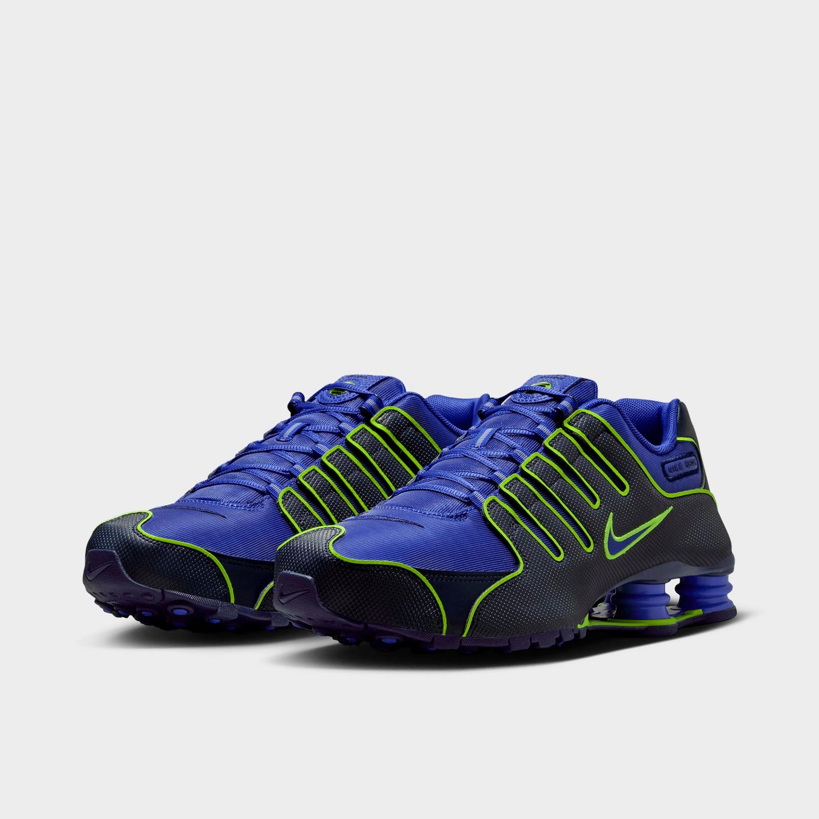 Men's Nike Shox NZ Casual Shoes - Lapis/Blue Void/Volt/Lapis