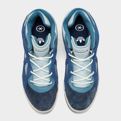 Men's adidas Originals Badbo 1.0 Bad Bunny Casual Shoes - Night Navy/Night Indigo/Clear Brown - Top view