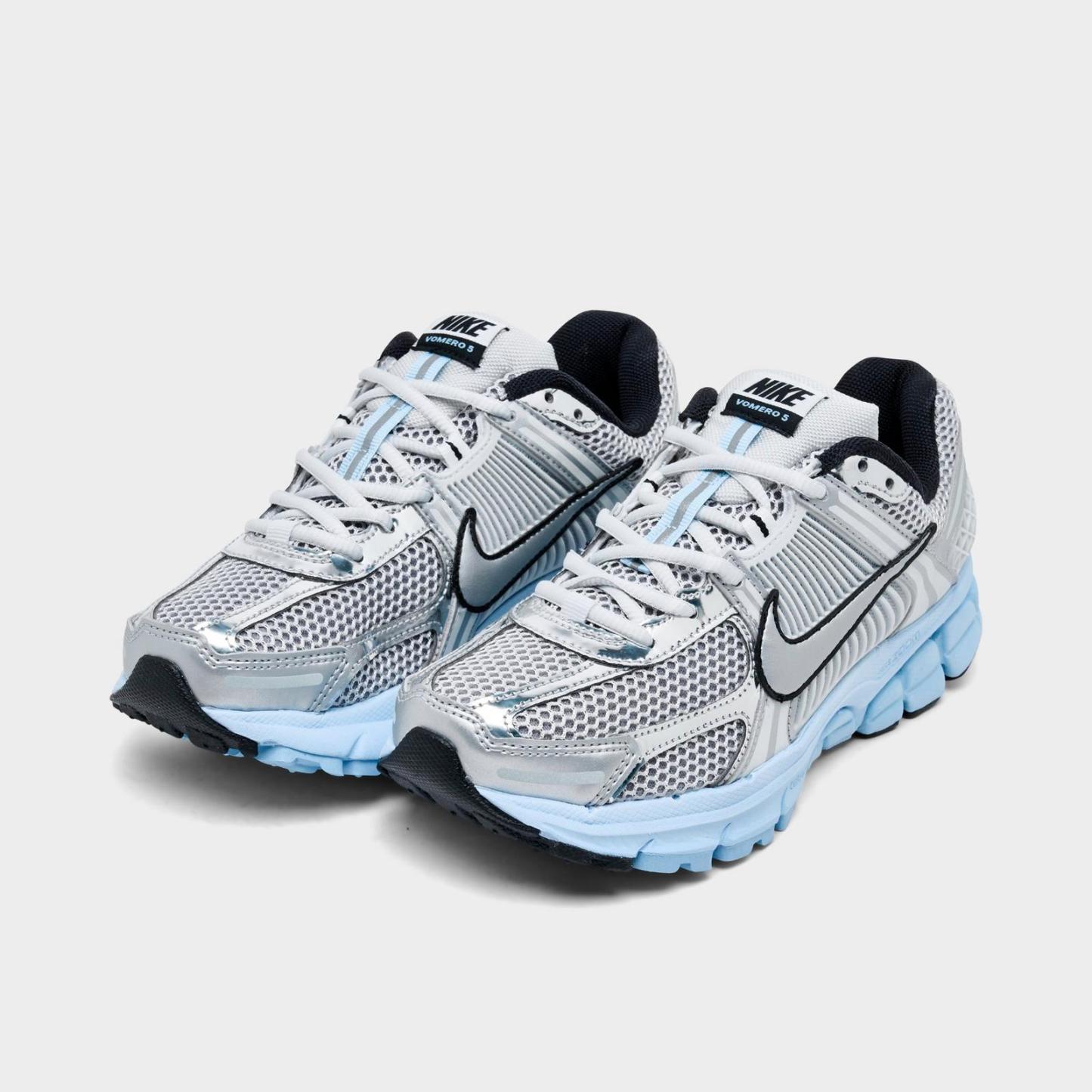 Women's Nike Zoom Vomero 5 Casual Shoes - Photon Dust/Hydrogen Blue/Cobalt Bliss/Metallic Silver