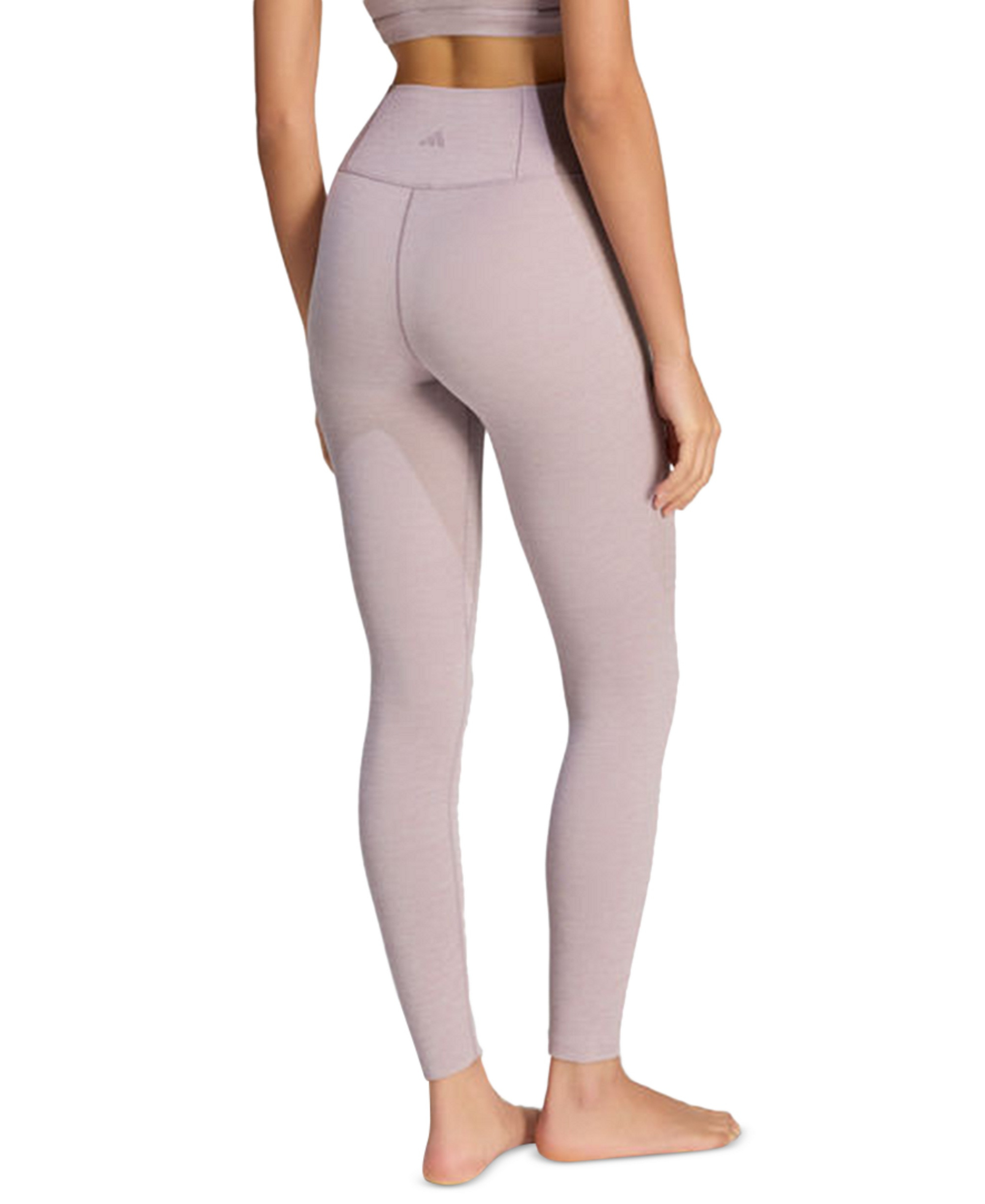 adidas Women's All Me High-Waist Pull-On 7/8 Leggings - Light/Pastel Purple