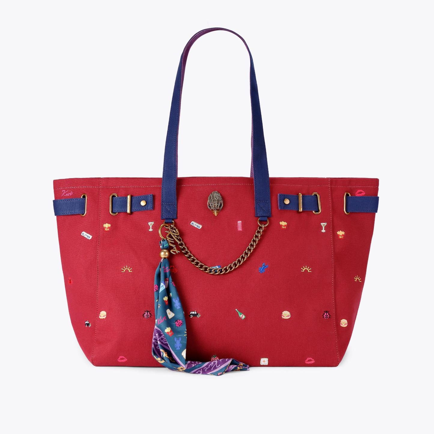 Kurt Geiger London Sloane Shopper Bag - Red