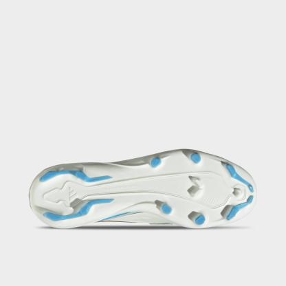 Little Kids' and Big Kids' adidas F50 Messi League Laceless Firm Ground Soccer Cleats - Ivory/Semi Blue Burst/Icey Blue - view 6