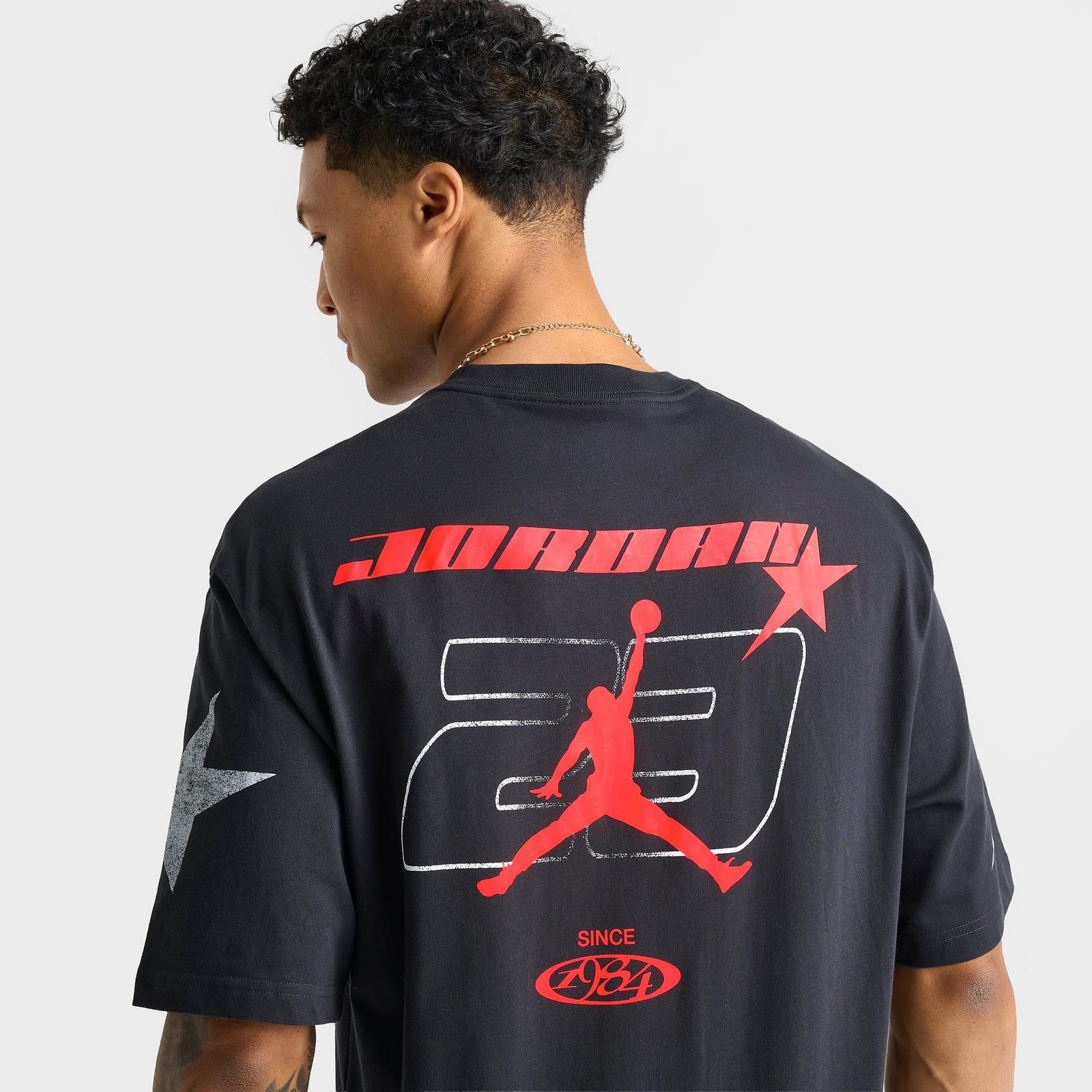 Men's Jordan Star Graphic T-Shirt - Off Noir - view 6