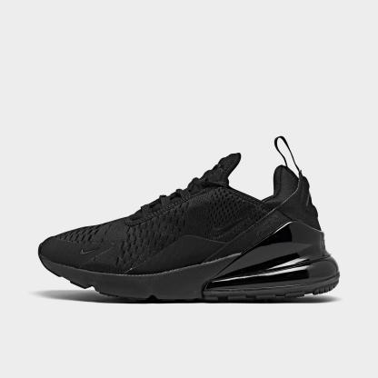 Women's Nike Air Max 270 Casual Shoes - Black/Black/Black