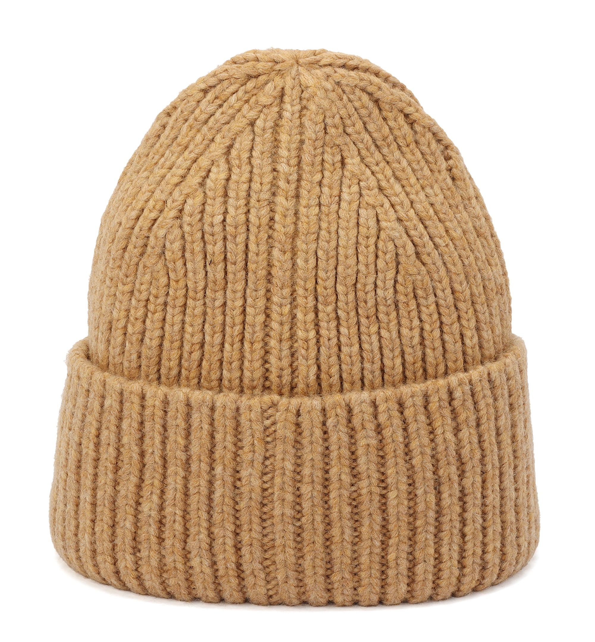 UGG® Men's Chunky Ribbed Stretch-Fit Beanie - Camel