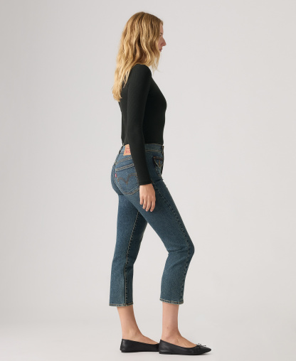Levi's Women's Wedgie Flap Pocket High-Rise Cropped Jeans - Dart Game