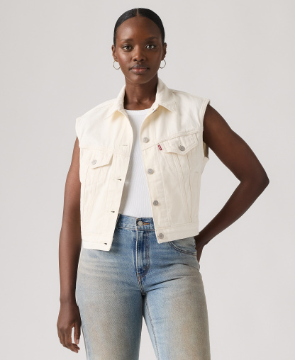 Levi's Women's Premium Shrunken Vest - Blank Impact