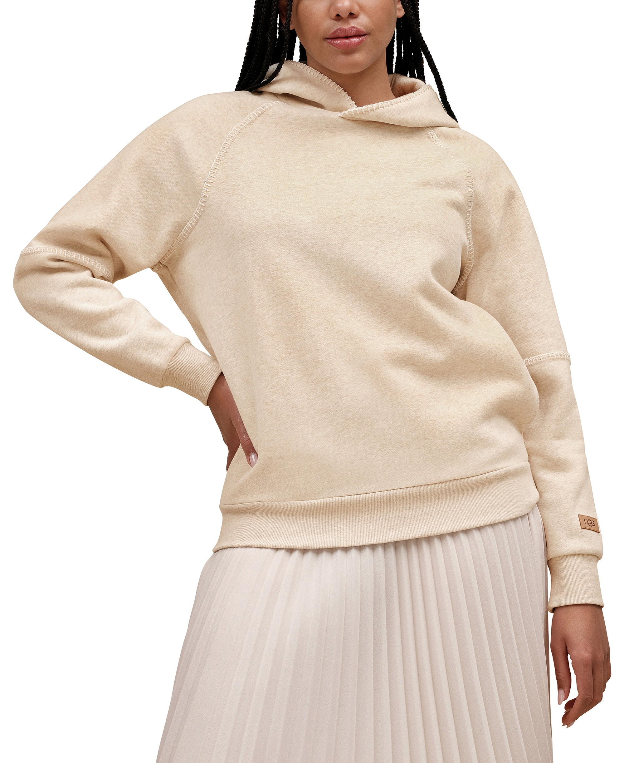 UGG Women's Classic Hoodie - Sand Heather