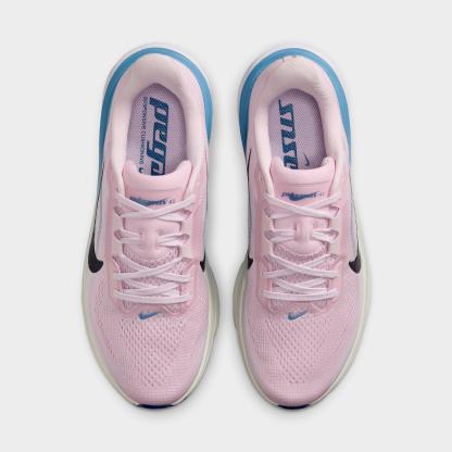 Women's Nithtke Pegasus 42 Running Shoes - Part 1 - Bleached Lilac/Work Blue/Barely Green/Blue Void - Top view