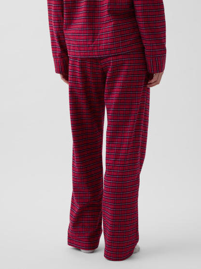 Adult Softest Flannel PJ Pants - Red tartan