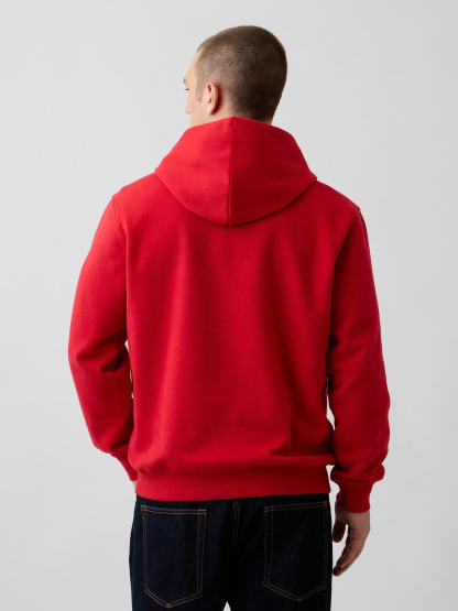 Adult VintageSoft Arch Logo Hoodie - Modern red logo