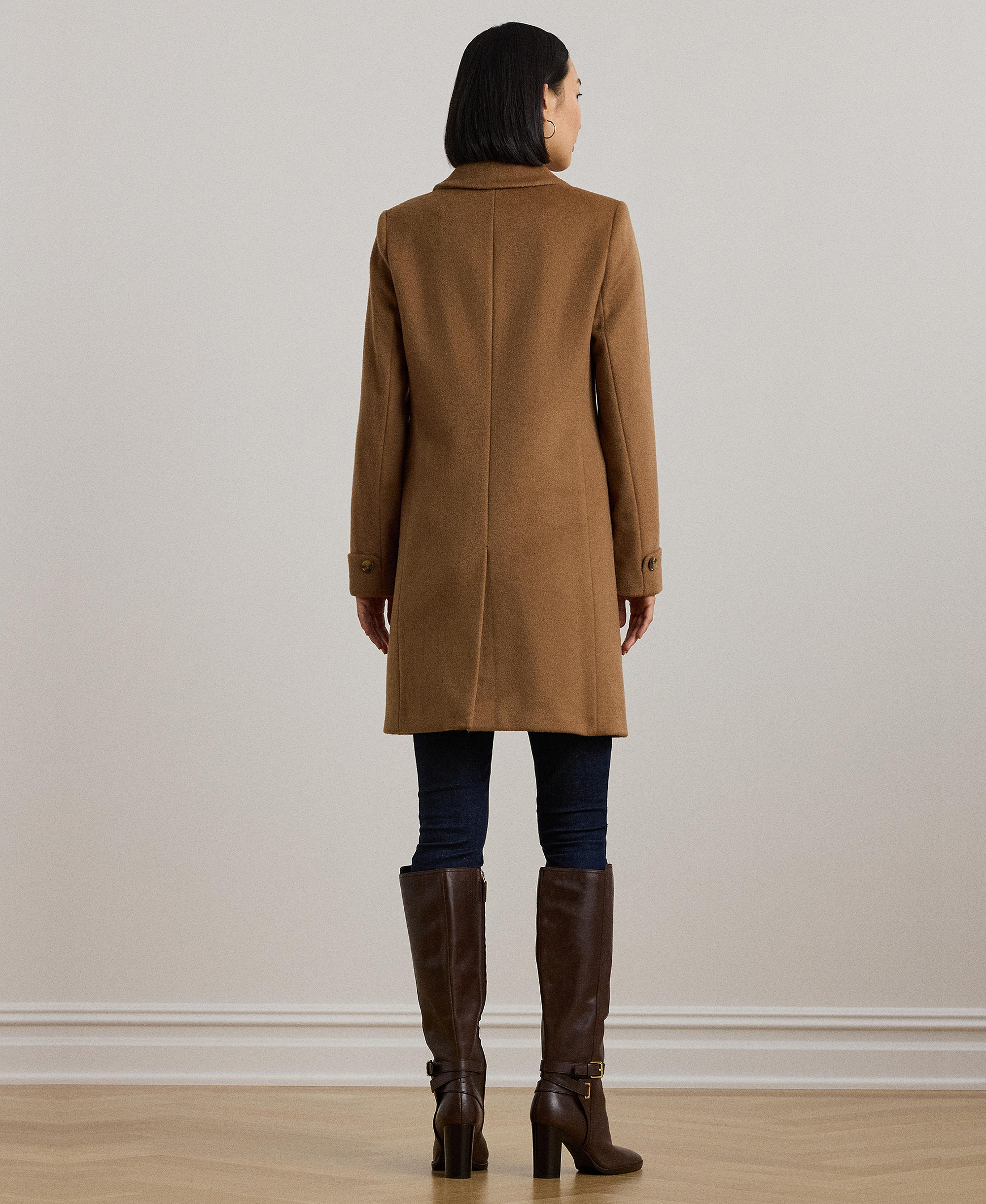 Lauren Ralph Lauren Women's Single-Breasted Walker Coat, Created for Macy's - New Vicuna