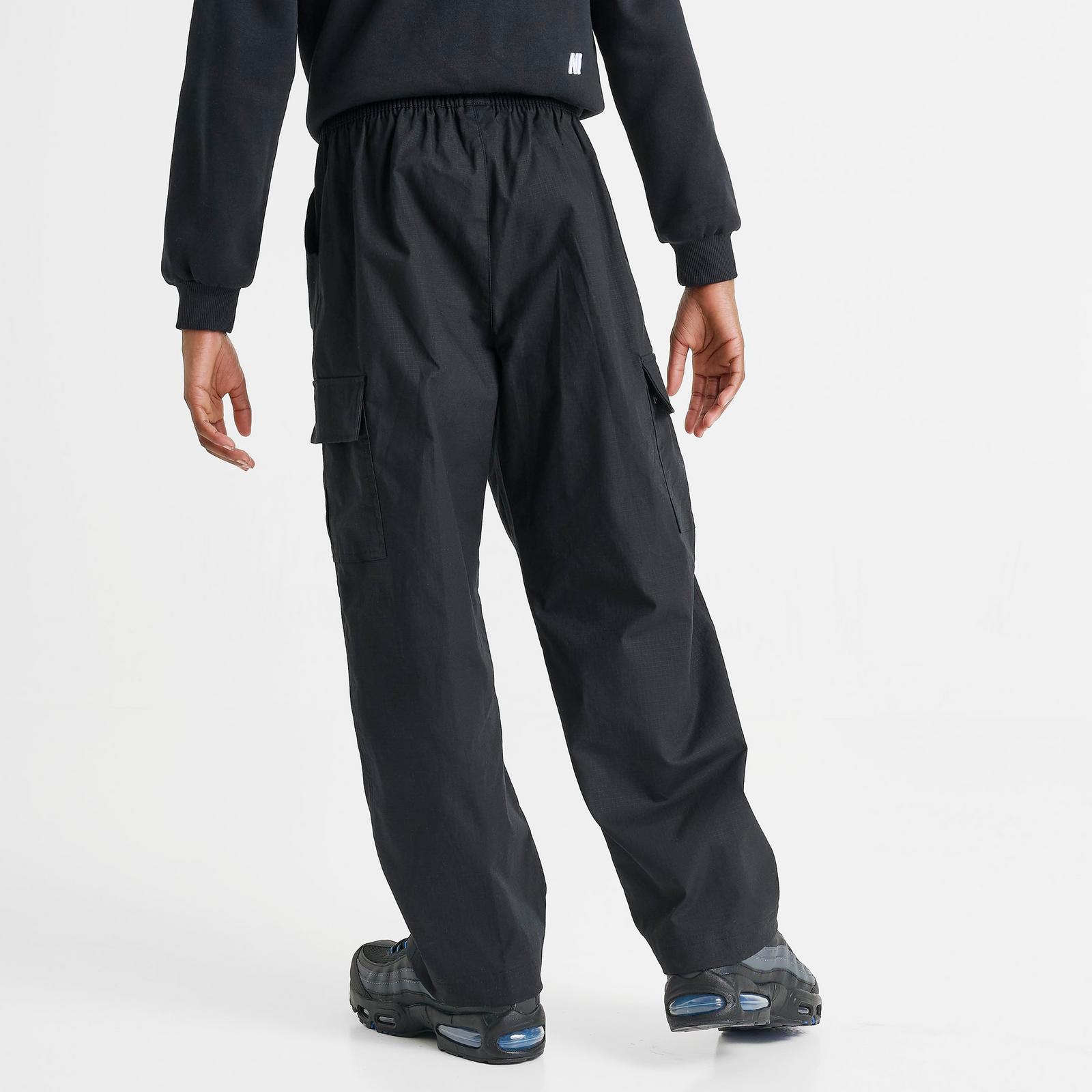 Big Kids' Nike Sportswear Club Woven Cargo Pants - Black