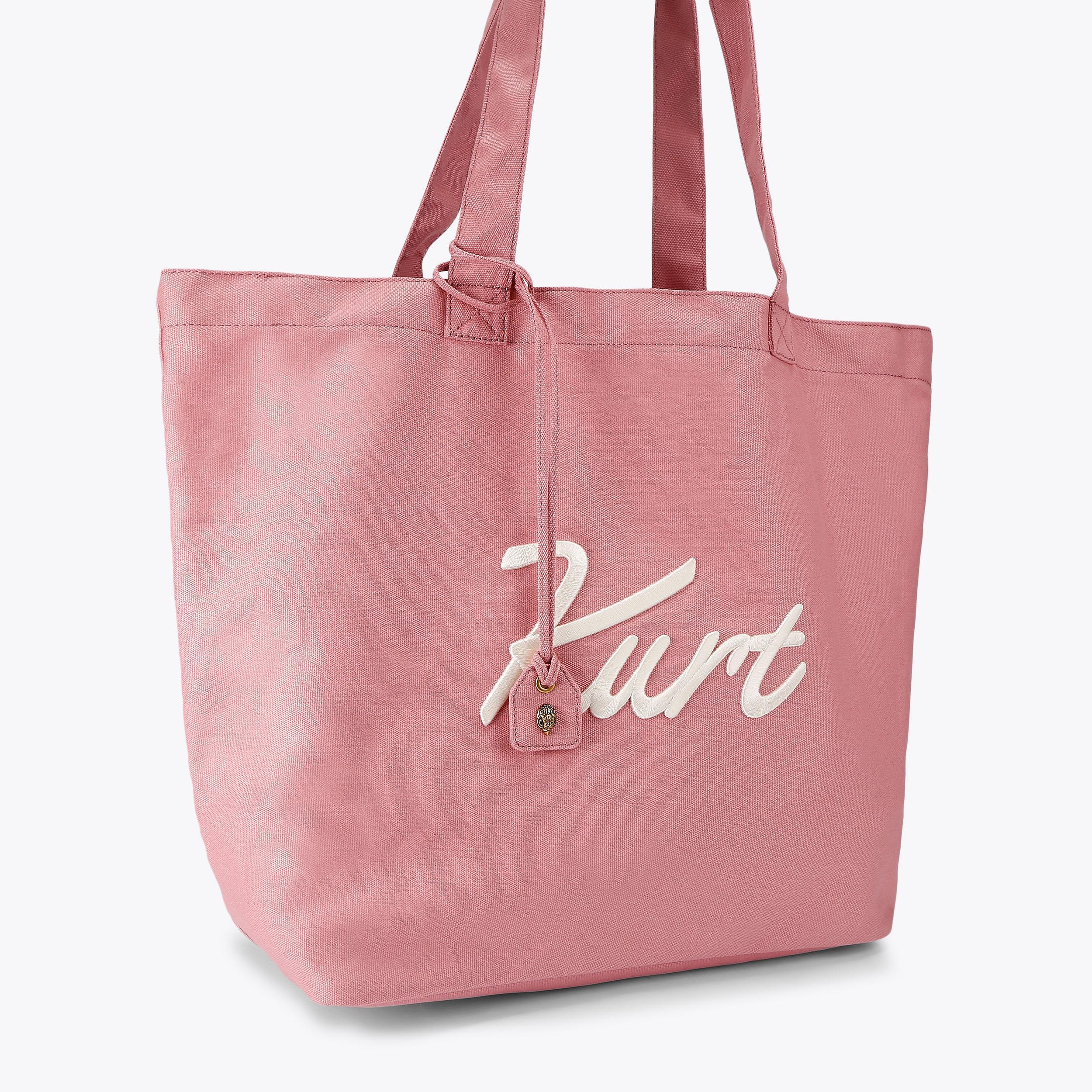 Kurt Geiger London Kurt's Cabana Large Kurt Tote Bag - Pink - view 3