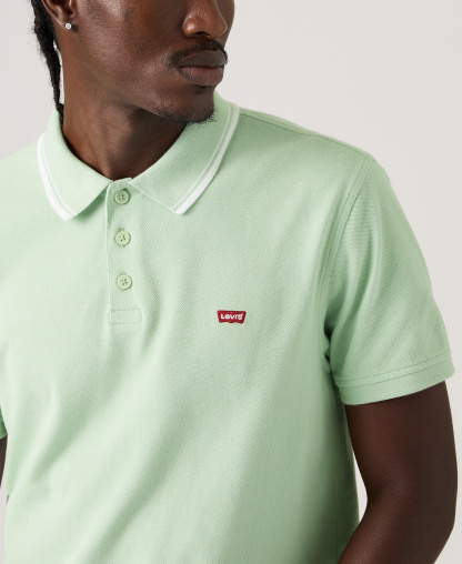 Levi's Men's Housemark Short-Sleeve Polo Shirt - Cameo Green