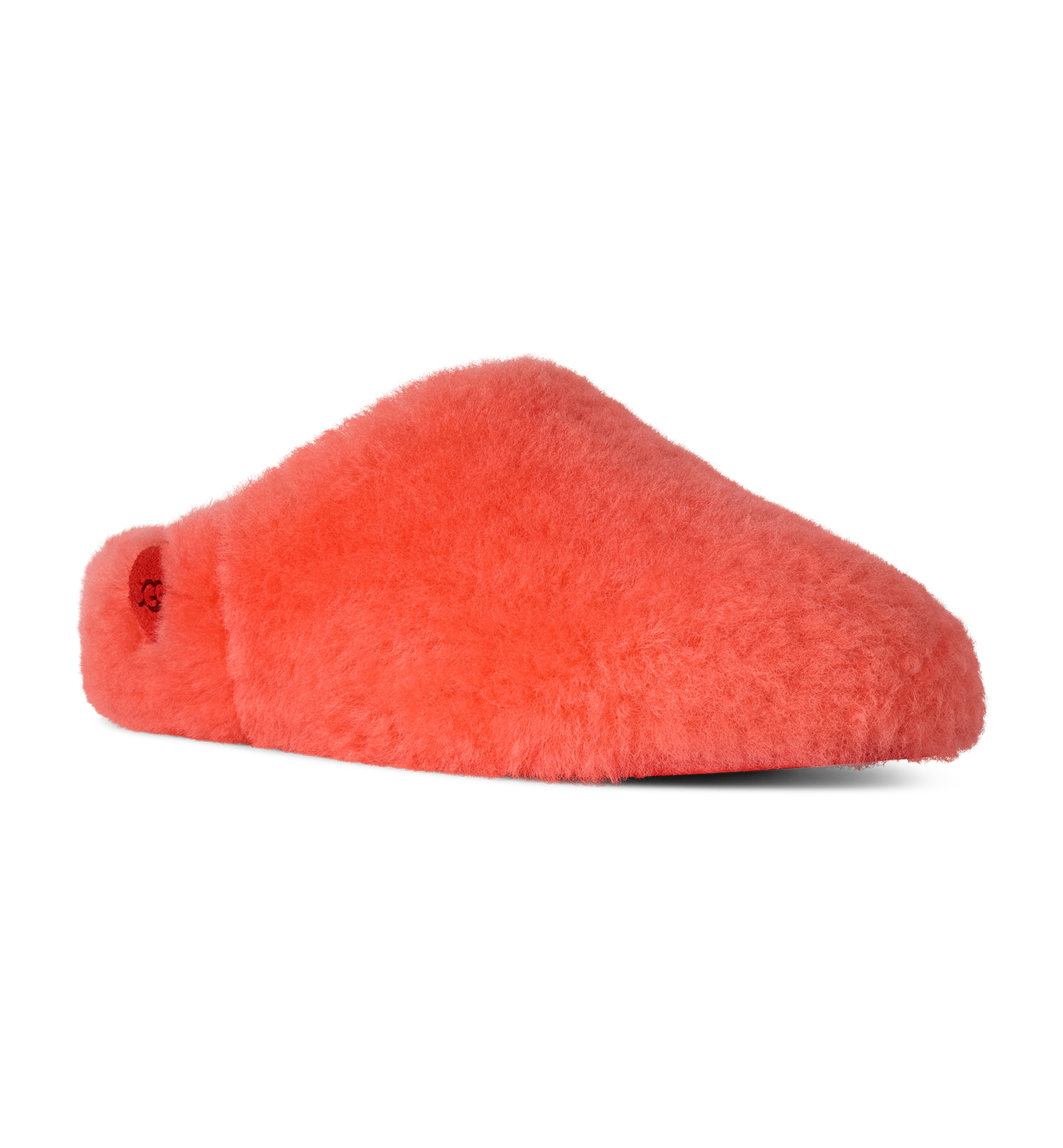 UGG® Women's Elea Fluffed Slip-On Slippers - Orange Gerbera
