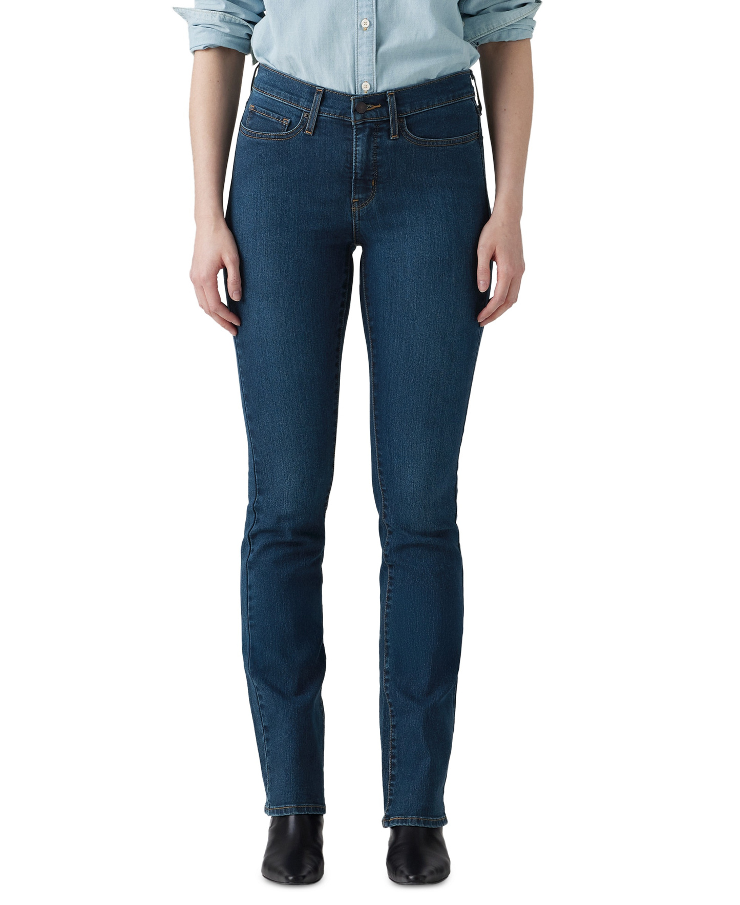 Levi's 315 Shaping Mid Rise Lightweight Bootcut Jeans - Eternal Indigo Drk Bright
