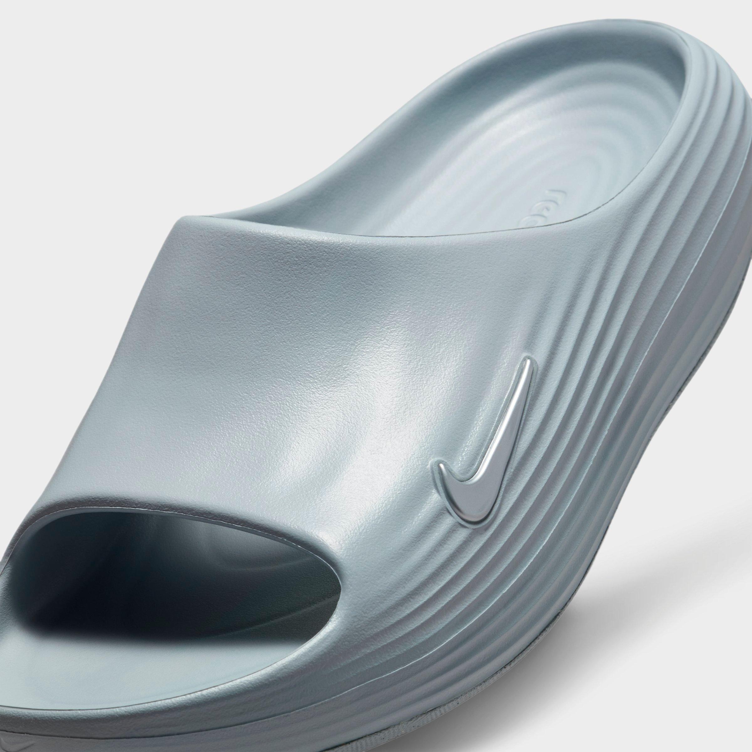 Men's Nithtke ReactX Rejuven8 Slide Sandals - Wolf Grey/Wolf Grey/Wolf Grey - Detail shot
