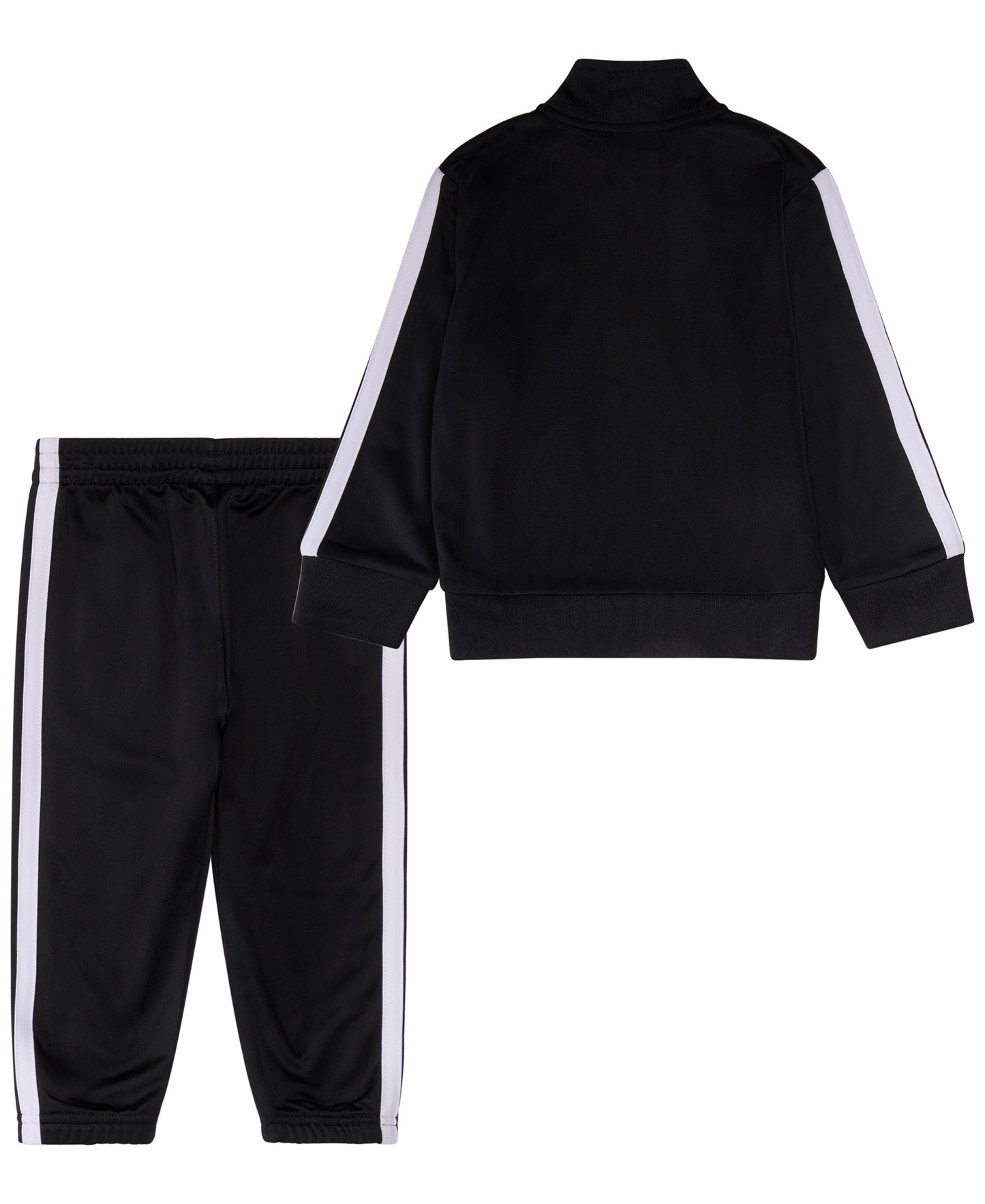 adidas Baby Boys 2-Piece Long Sleeve Track Jacket and Pants Set - Black