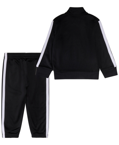 adidas Baby Boys 2-Piece Long Sleeve Track Jacket and Pants Set - Black