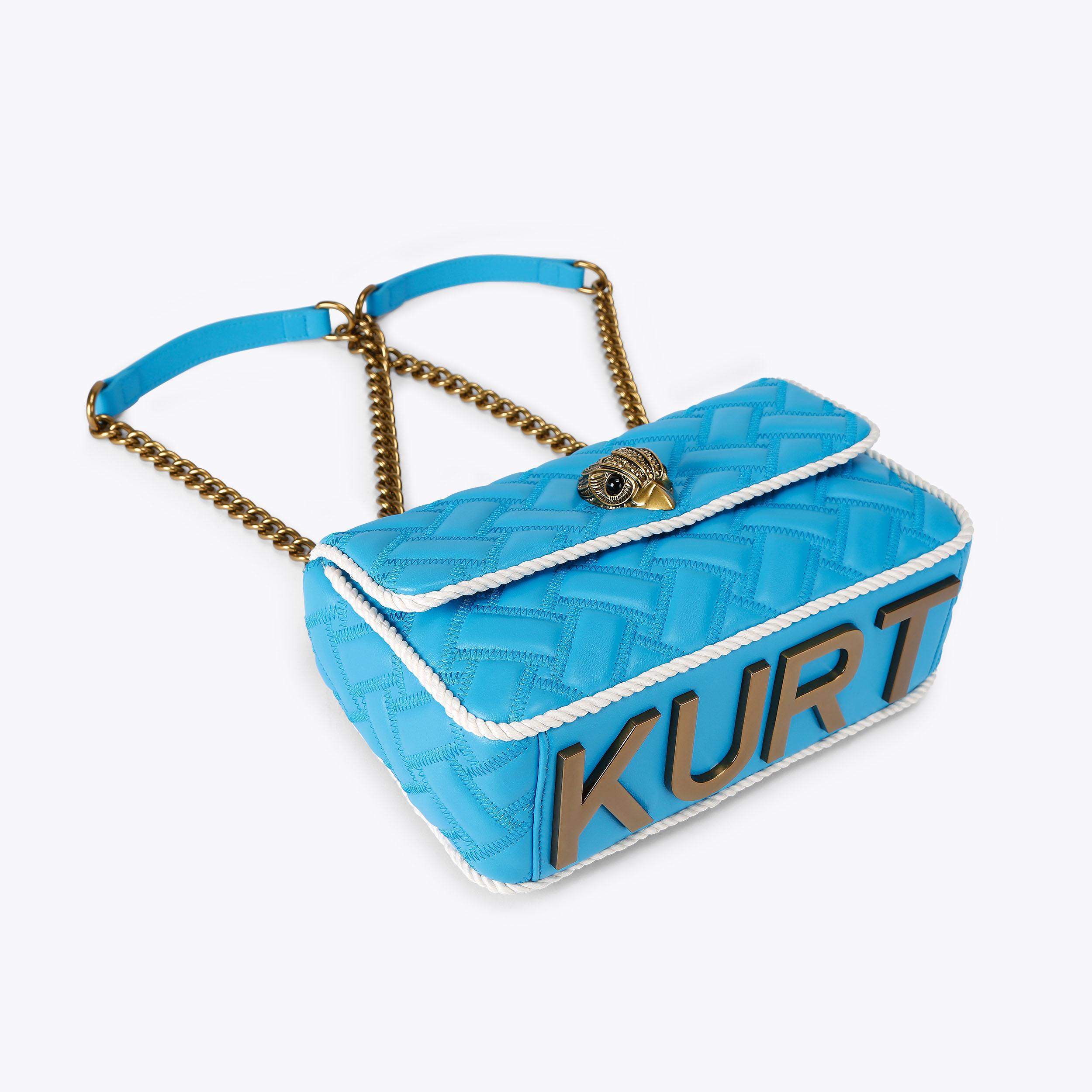 Kurt Geiger London Kurt's Cabana Kensington Flap Kurt Bag - Blue - view 3