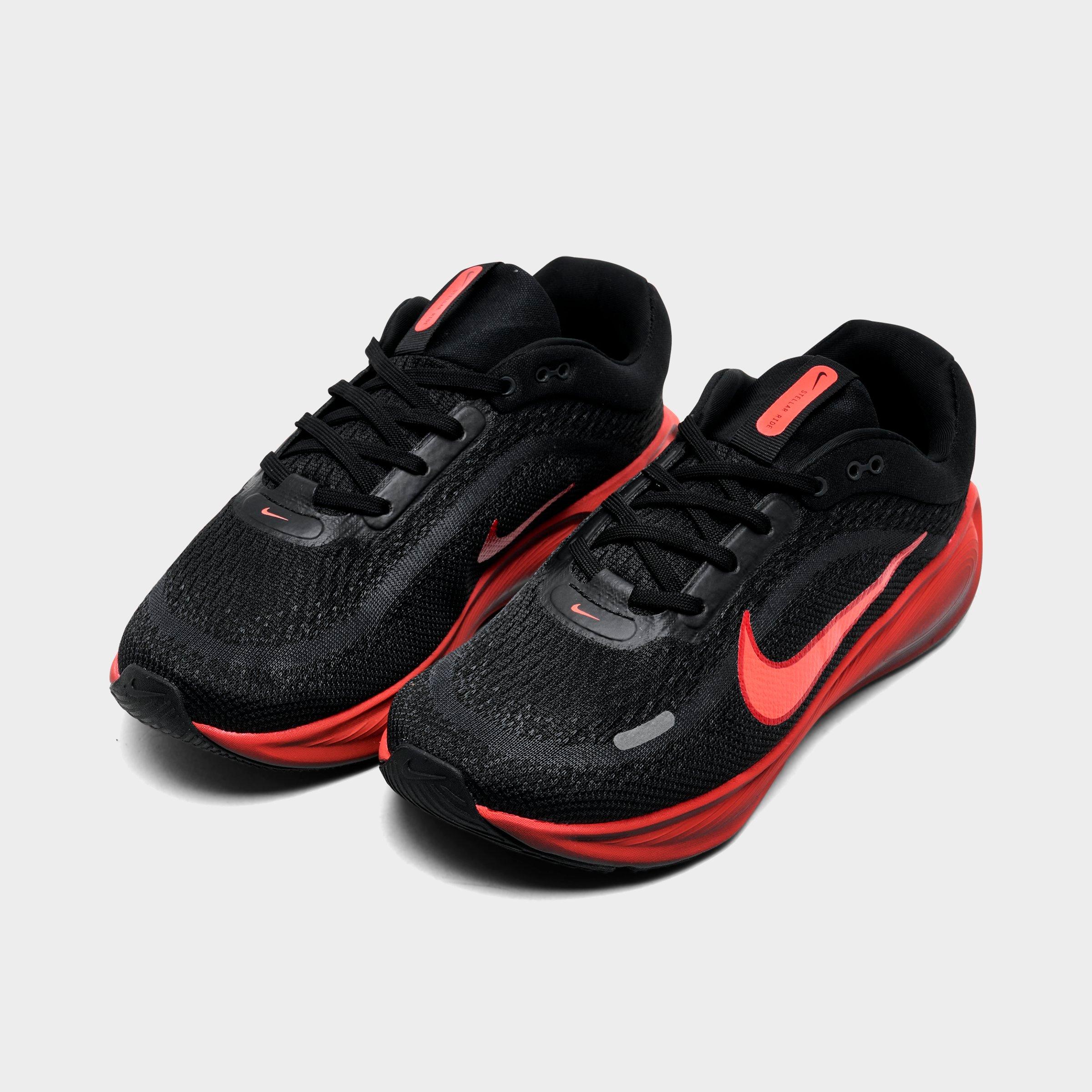 Big Kids' Nithtke Stellar Ride Running Shoes - Black/Cool Grey/University Red/Red Orbit - Both shoes facing left