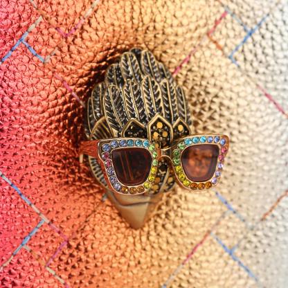 Kurt Geiger London Kensington Heart Bag - Multi Colored - view 5