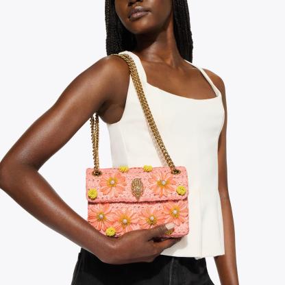 Kurt Geiger London Mini Raffia Kensington Bag - Multi Colored - view 2