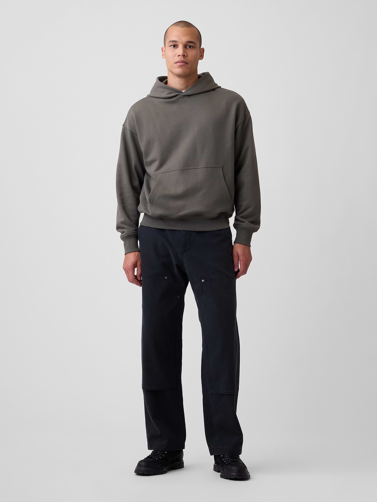 Adult Heavyweight Oversized Hoodie - Bamboo green
