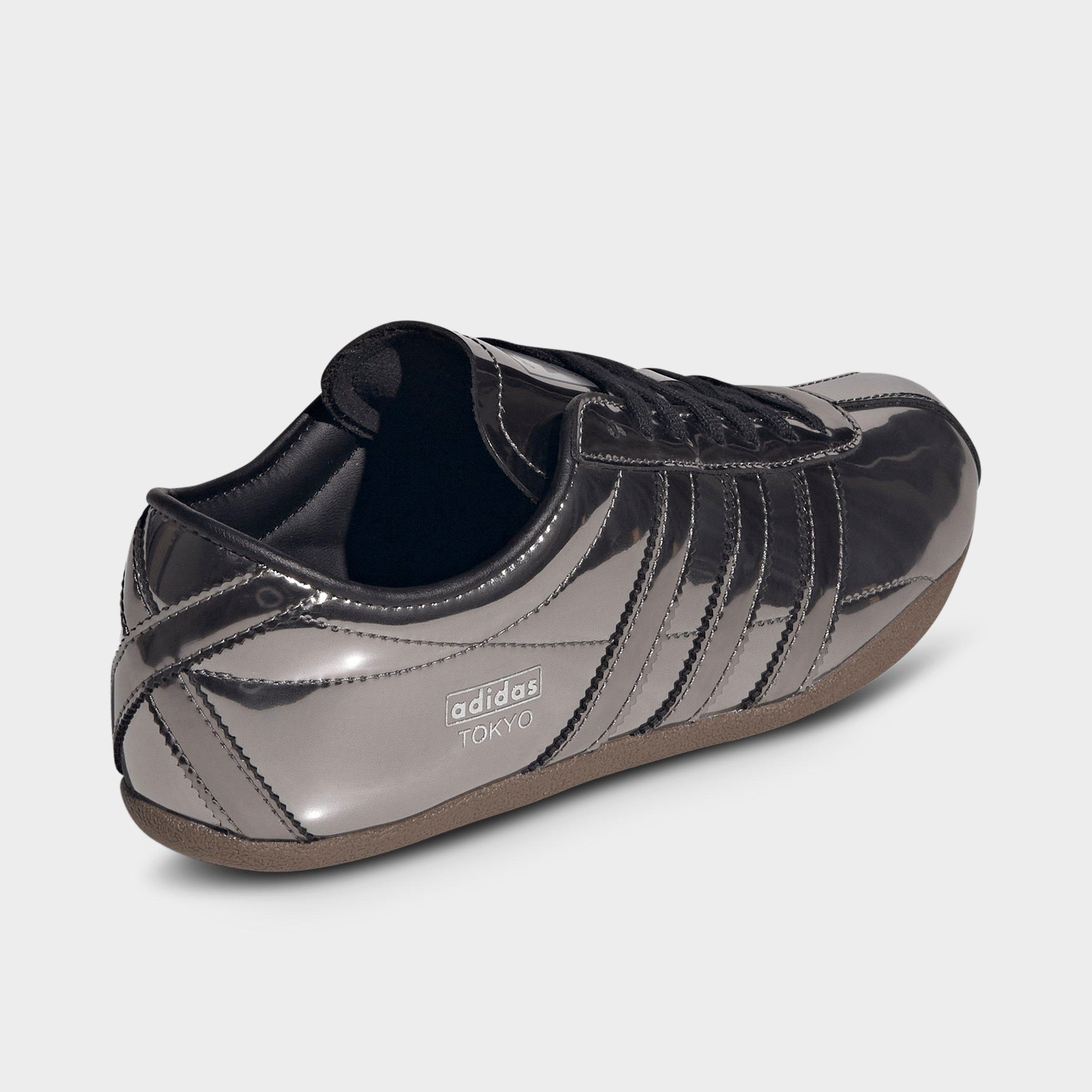 Women's adidas Originals Tokyo Casual Shoes - Part 1 - Core Black/Core Black/Silver Metallic - Back view