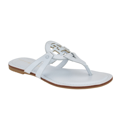 Tommy Hilfiger Women's Lerriz Logo Flat Thong Slide Sandals - Breezy Blue