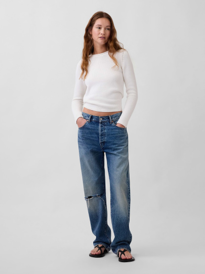 100% Cotton Rollneck Sweater - New off white