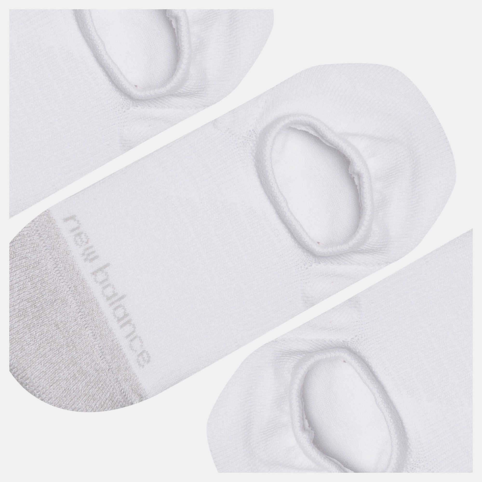 New Balance Active Invisible No Show Socks 3 Pack, LAS35209WT