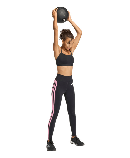 adidas Women's Optime Essentials 7/8 Leggings - Black/Pink