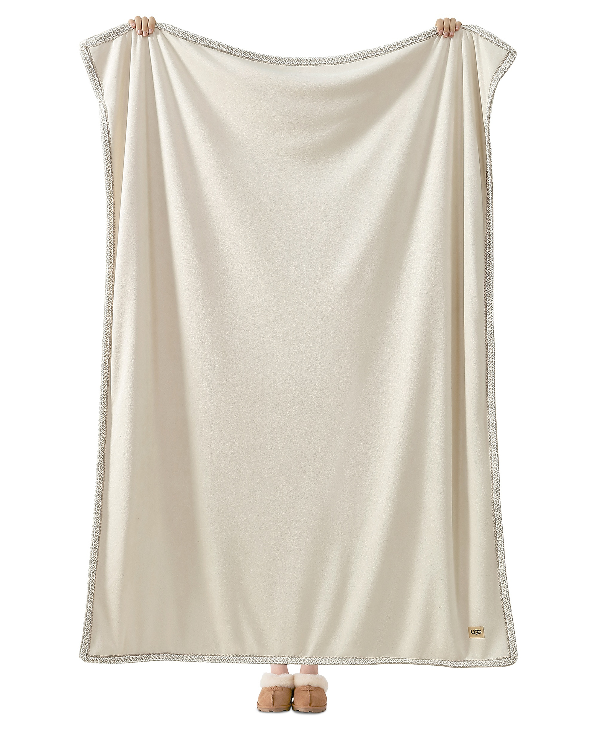 Kirkwood UGG Braid Throw, 50" x 70" - Birch